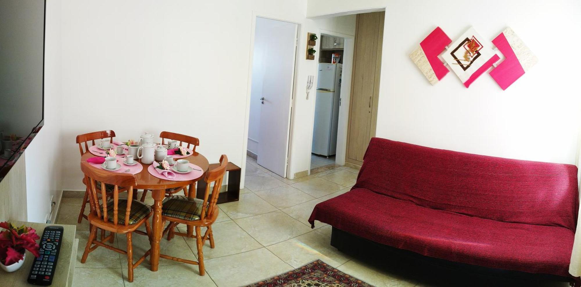 Aconchegante Apartamento Com Vista Para O Mar -Guilhermina Praia Grande  Buitenkant foto