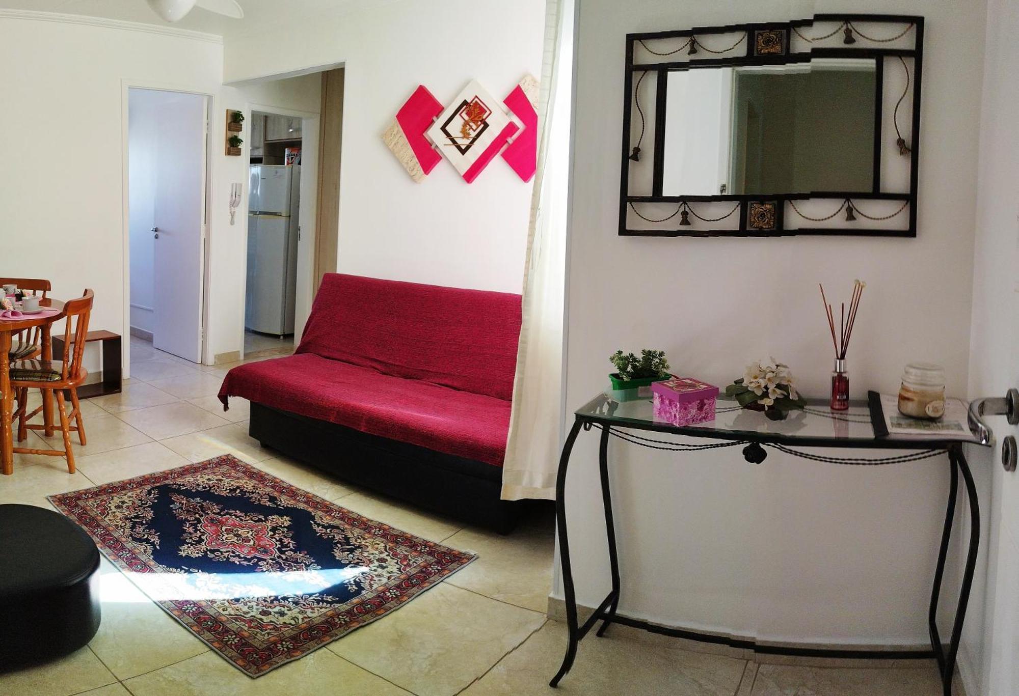 Aconchegante Apartamento Com Vista Para O Mar -Guilhermina Praia Grande  Buitenkant foto